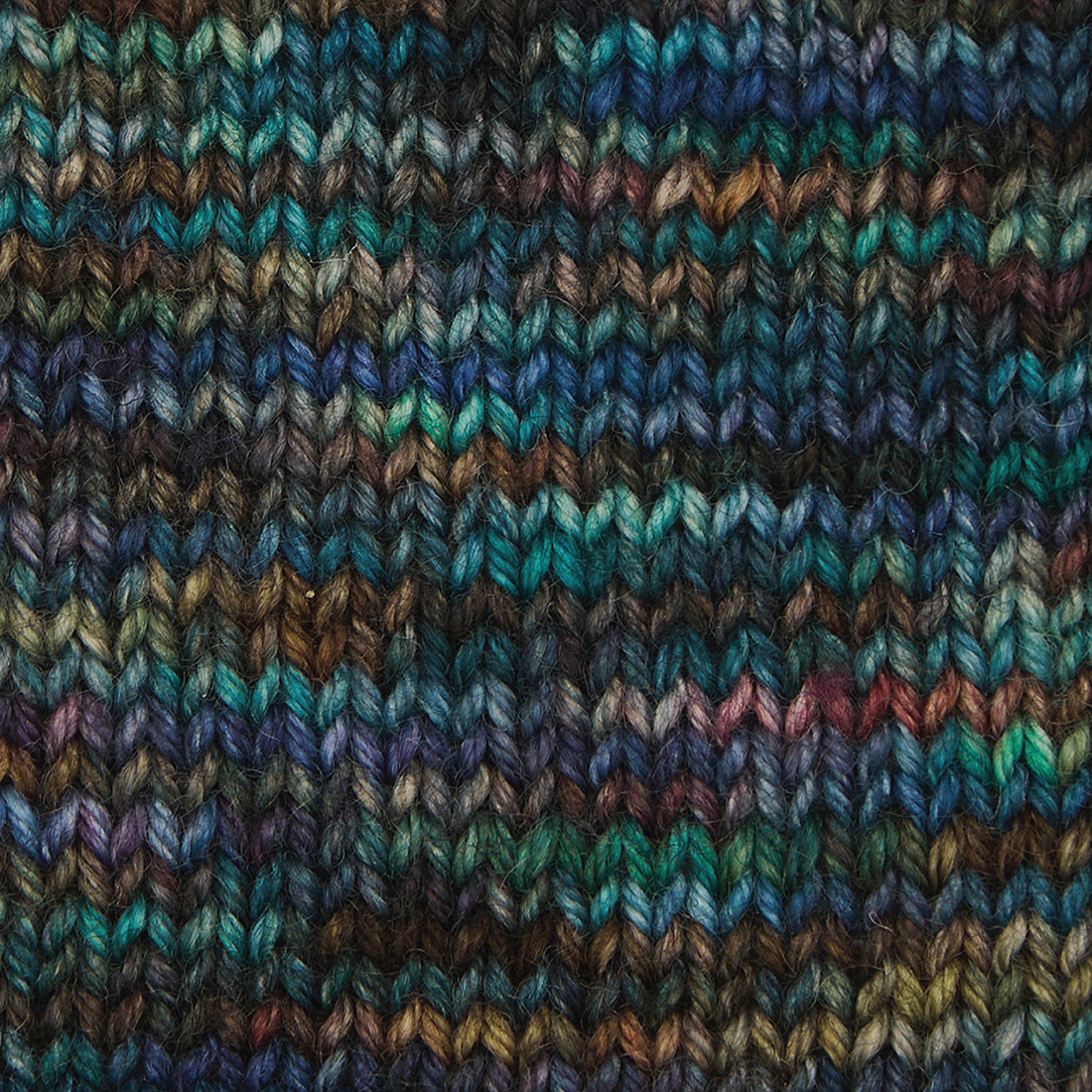 Skein of Symfonie Viva DK merino yarn in Tropical Seascape