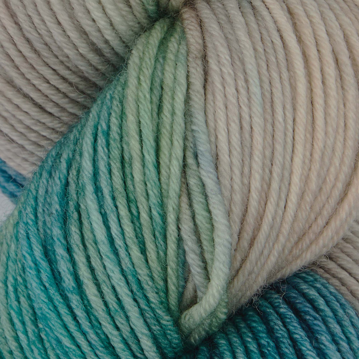 Skein of Symfonie Viva DK merino yarn in Sandy Sea