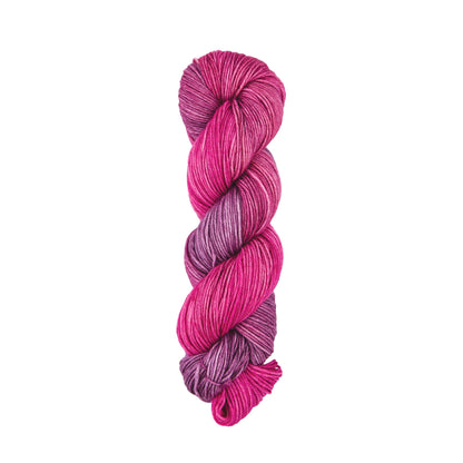 Skein of Symfonie Viva DK merino yarn in Autumn Rose