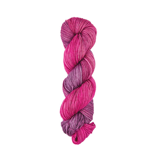 Skein of Symfonie Viva DK merino yarn in Autumn Rose