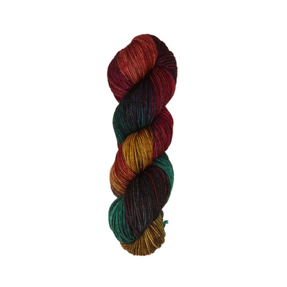 Skein of Symfonie Viva DK merino yarn in Harvest Vine