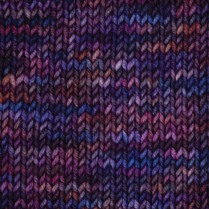 Skein of Symfonie Viva DK merino yarn in Midnight Orchid