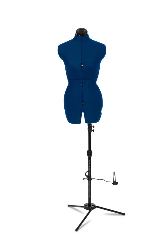 Adjustoform * made in the UK * Sew Deluxe Dress Form (Sapphire Blue)  12 adjusters - Small Ex Display