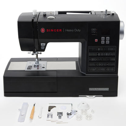 Singer Heavy Duty HD6605 Black Sterling Limited Edition Sewing Machine - 100 stitch patterns - Ex Display