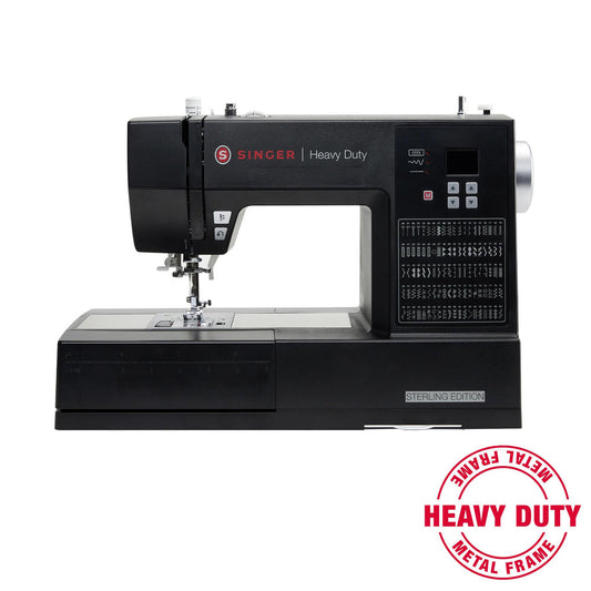 Singer Heavy Duty HD6605 Black Sterling Limited Edition Sewing Machine - 100 stitch patterns - Ex Display