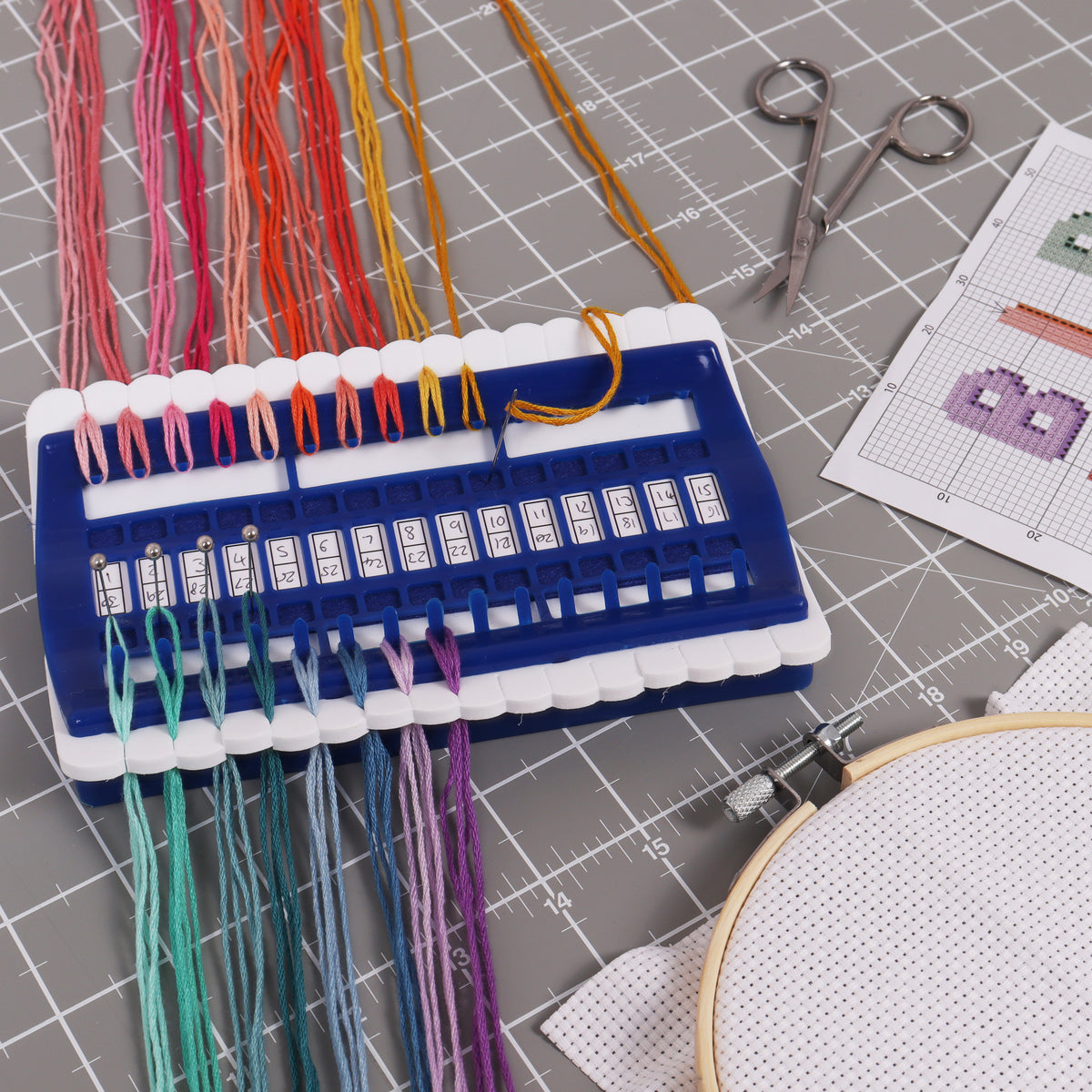 Trimits 30 slot foam embroidery thread organiser