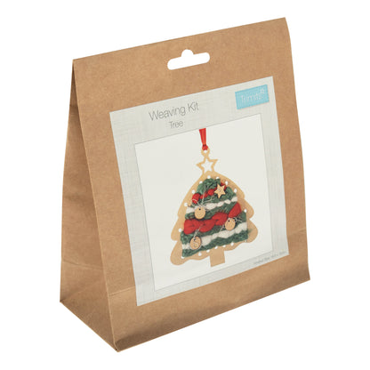 Woven yarn tree decoration kit