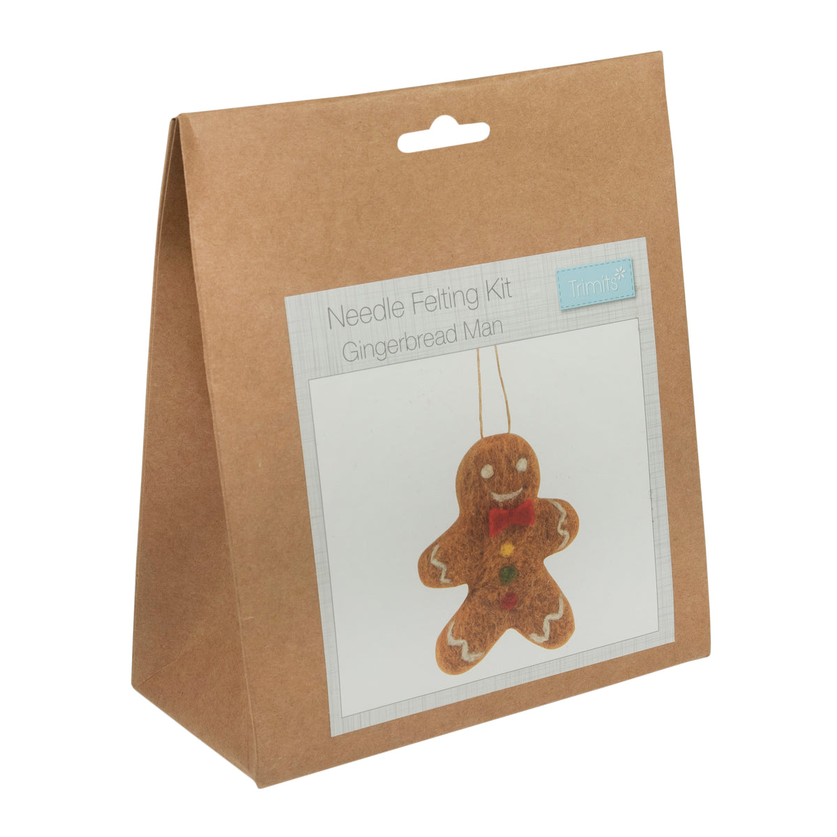 Trimits Needle Felting Kit - Christmas - Gingerbread Man