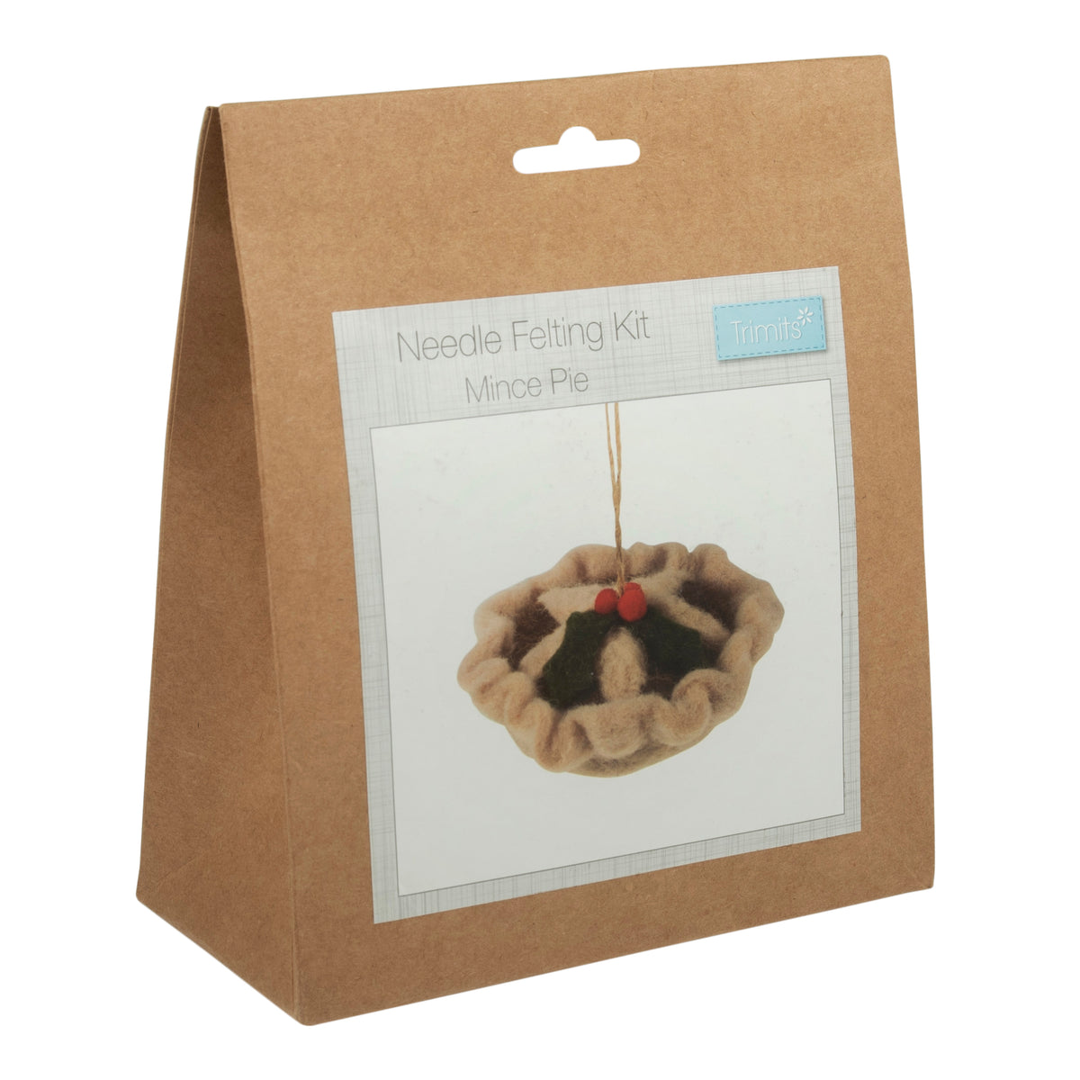 Trimits Needle Felting Kit - Christmas - Mince Pie