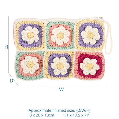 Crocheted bag with zip from the Trimits kit