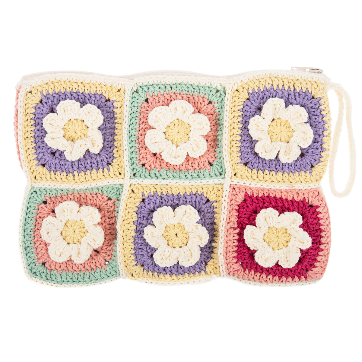 Crocheted bag with zip from the Trimits kit