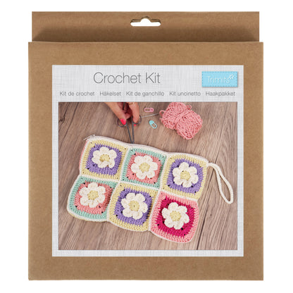 Crocheted bag with zip from the Trimits kit