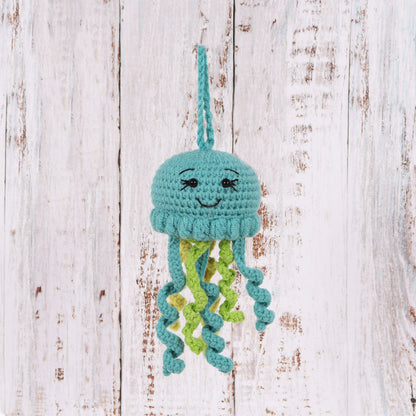 Crocheted amigurumi jellyfish