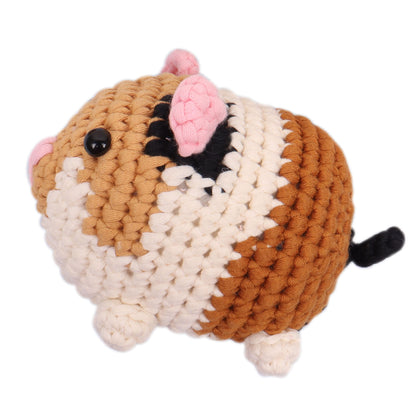 Trimits beginners amigurumi crochet guinea pig kit with finished guinea pig