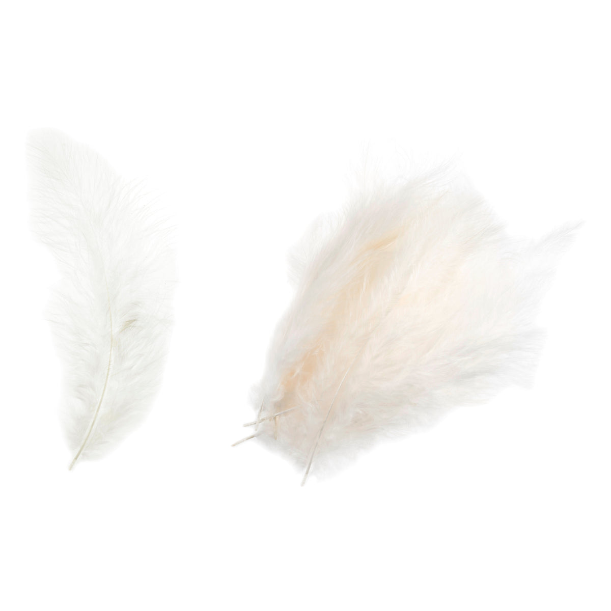 Pack of cream marabou feathers by Trimits