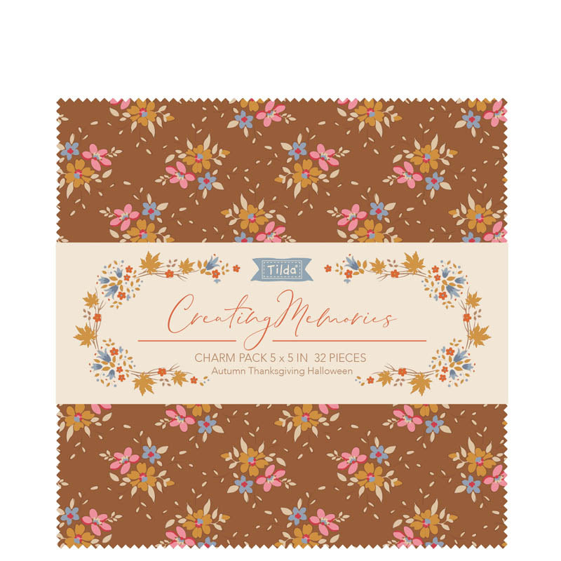 Tilda Creating Memories Autumn charm pack of 5in squares