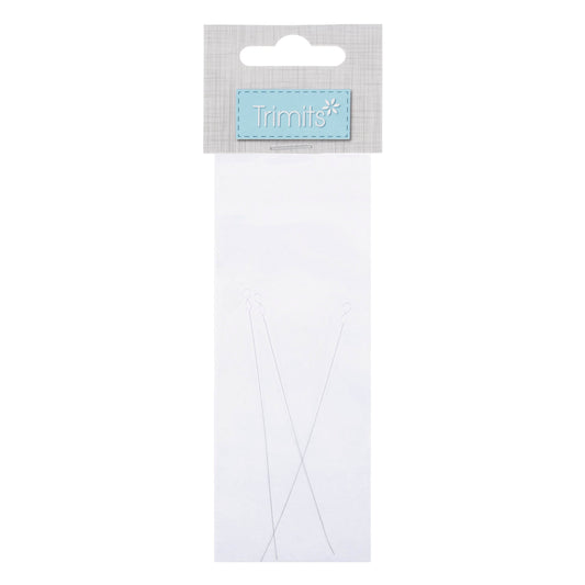 Pack of 3 collapsible eye beading needles