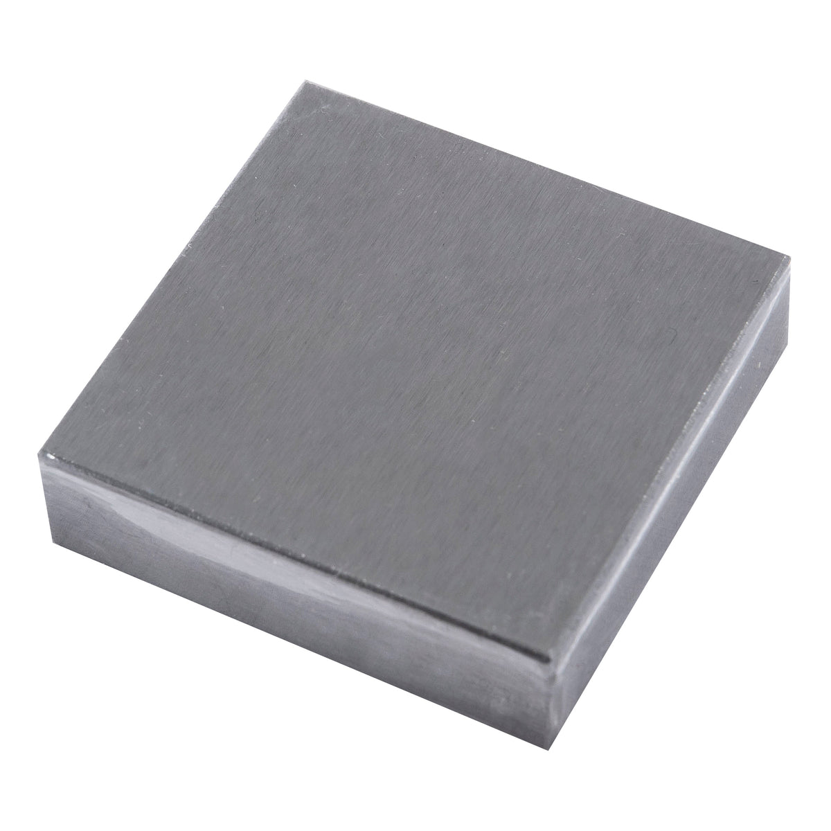 Small square steel bench block for jewellery making