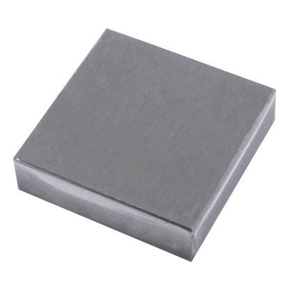 Small square steel bench block for jewellery making