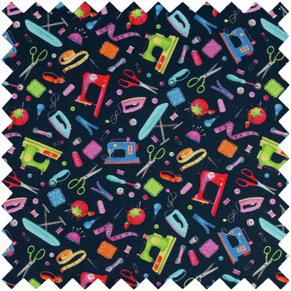 Mini Sew Machines Zip Case Sewing Kit