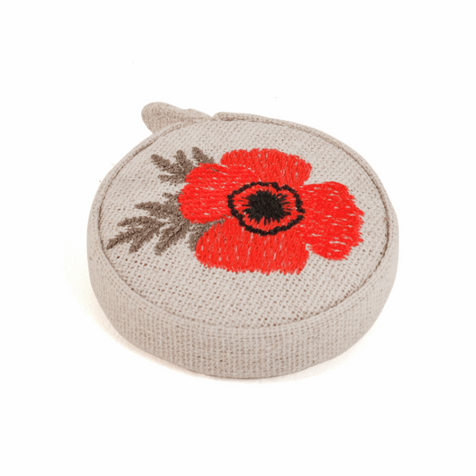Wildflowers Embroidered Retractable Tape Measure - 150cm