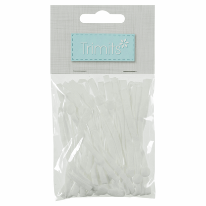 Trimits Adjustable Mask Elastics - White (Pack of 20)