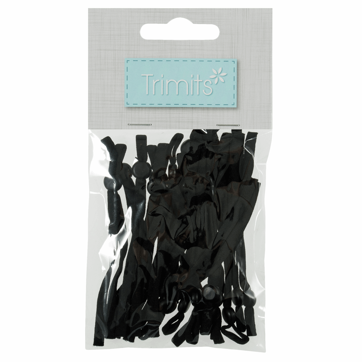 Trimits Adjustable Mask Elastics - Black (Pack of 20)