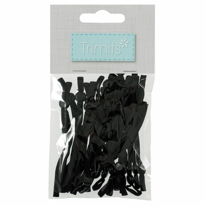 Trimits Adjustable Mask Elastics - Black (Pack of 20)
