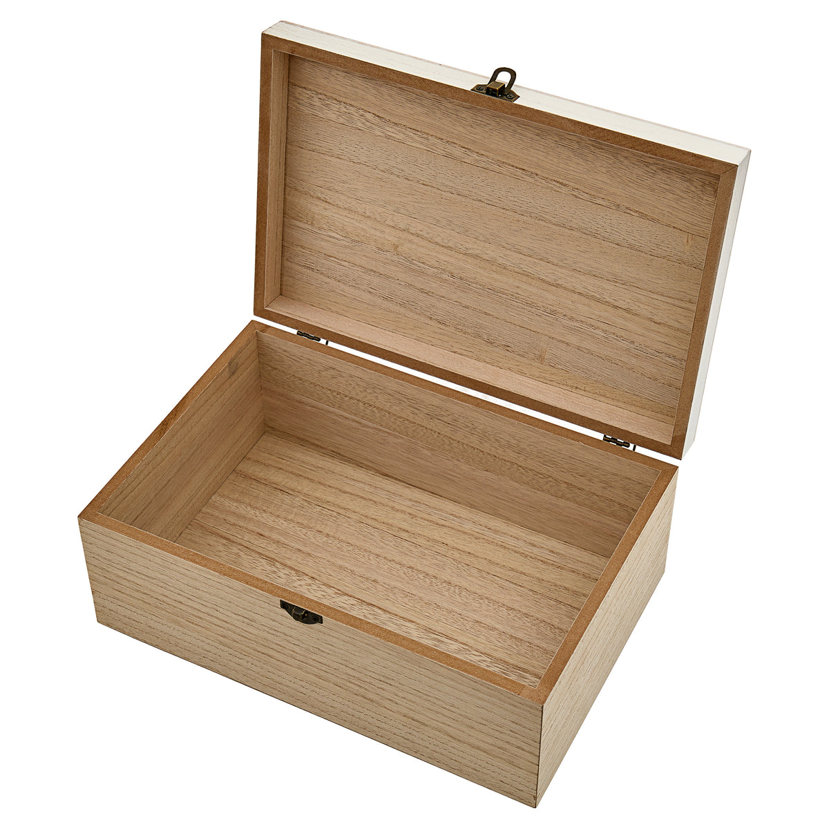 Large wooden sewing box