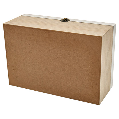 Large wooden sewing box