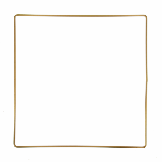 Trimits Gold Metal Square Craft Hoop - 20cm