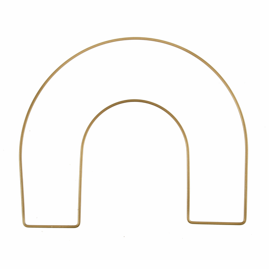 Trimits Gold Metal Rainbow Craft Hoop - 20cm