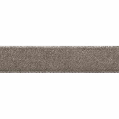 Trimits Grey Velvet Ribbon - 5m x 15mm