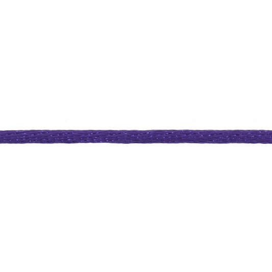 Trimits Purple Polyester Satin Cord - 50m x 2mm