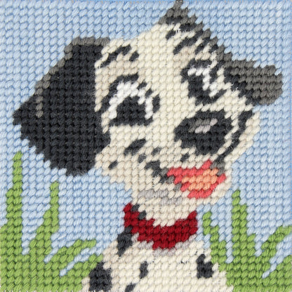 Trimits children's puppy half stitch tapestry kit