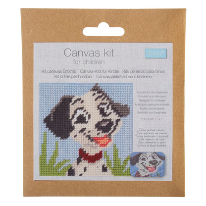 Trimits children's puppy half stitch tapestry kit