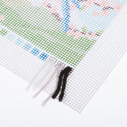 Trimits Blue Tit half stitch tapestry kit on printed canvas