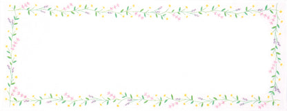 Trimits Daisy Chain embroidery table runner kit with printed design