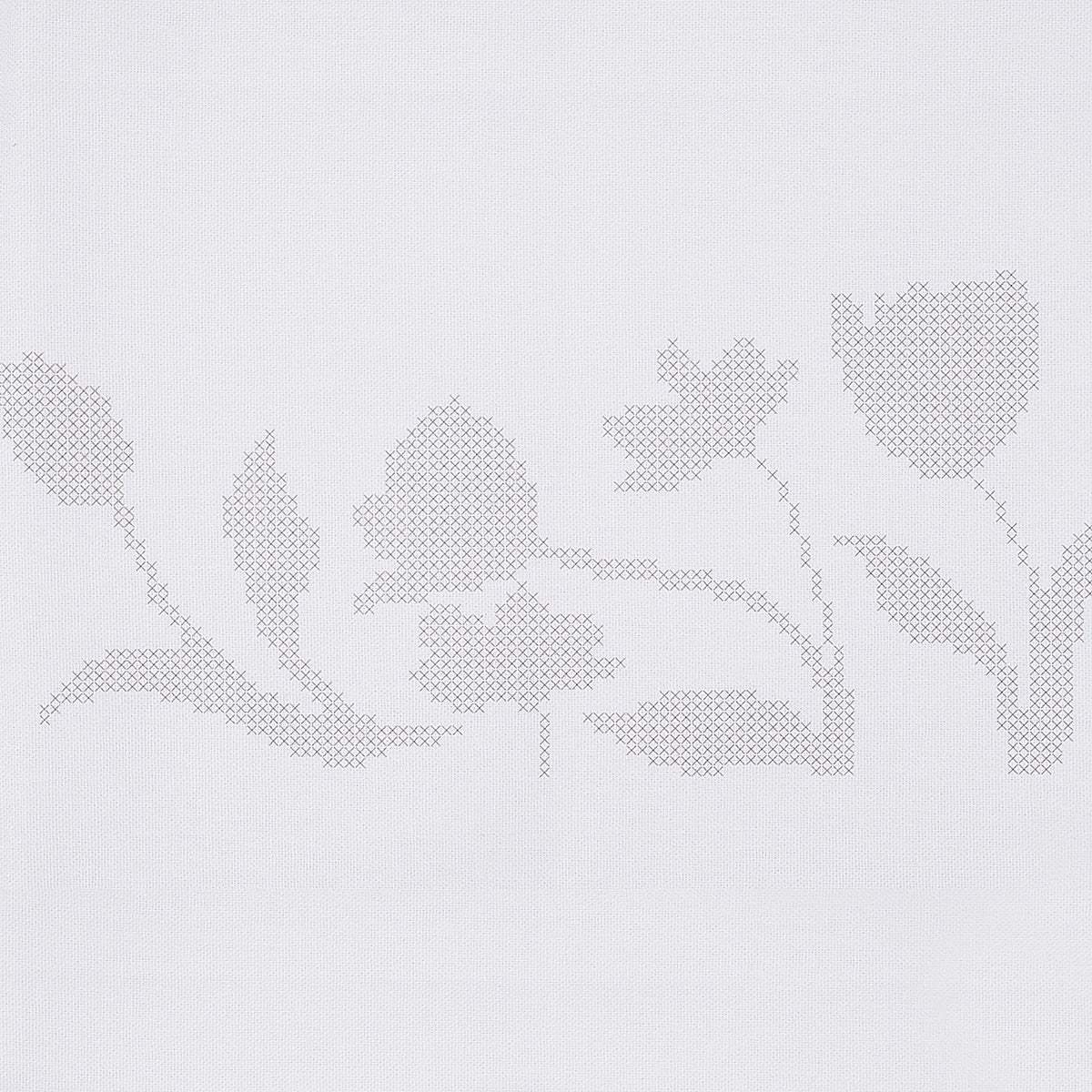 Trimits Tulips cross stitch table runner kit with printed design