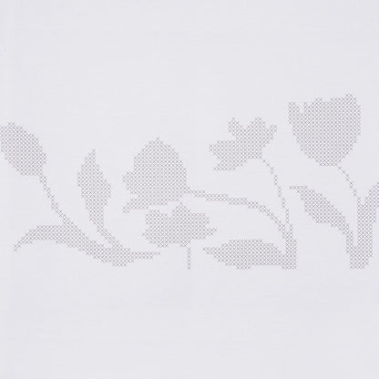 Trimits Tulips cross stitch table runner kit with printed design