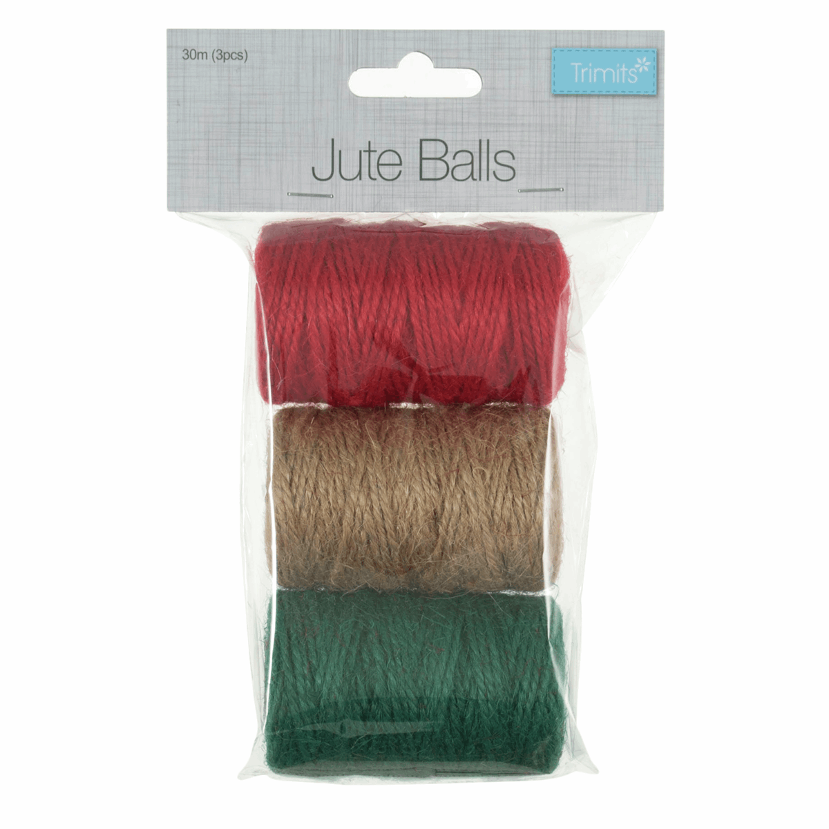 Trimits Jute Balls - 30m x 2mm (Pack of 4)