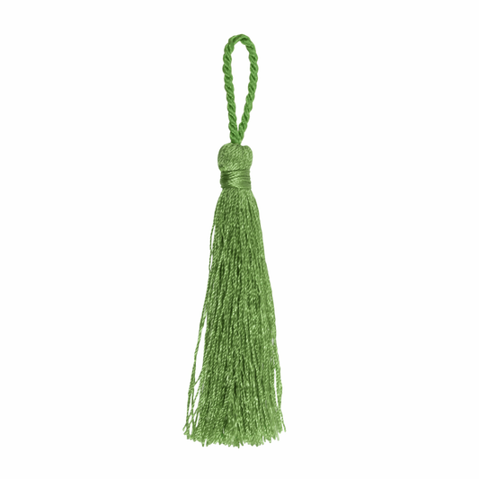 Trimits Green Tassels - 10cm (Pack of 10)