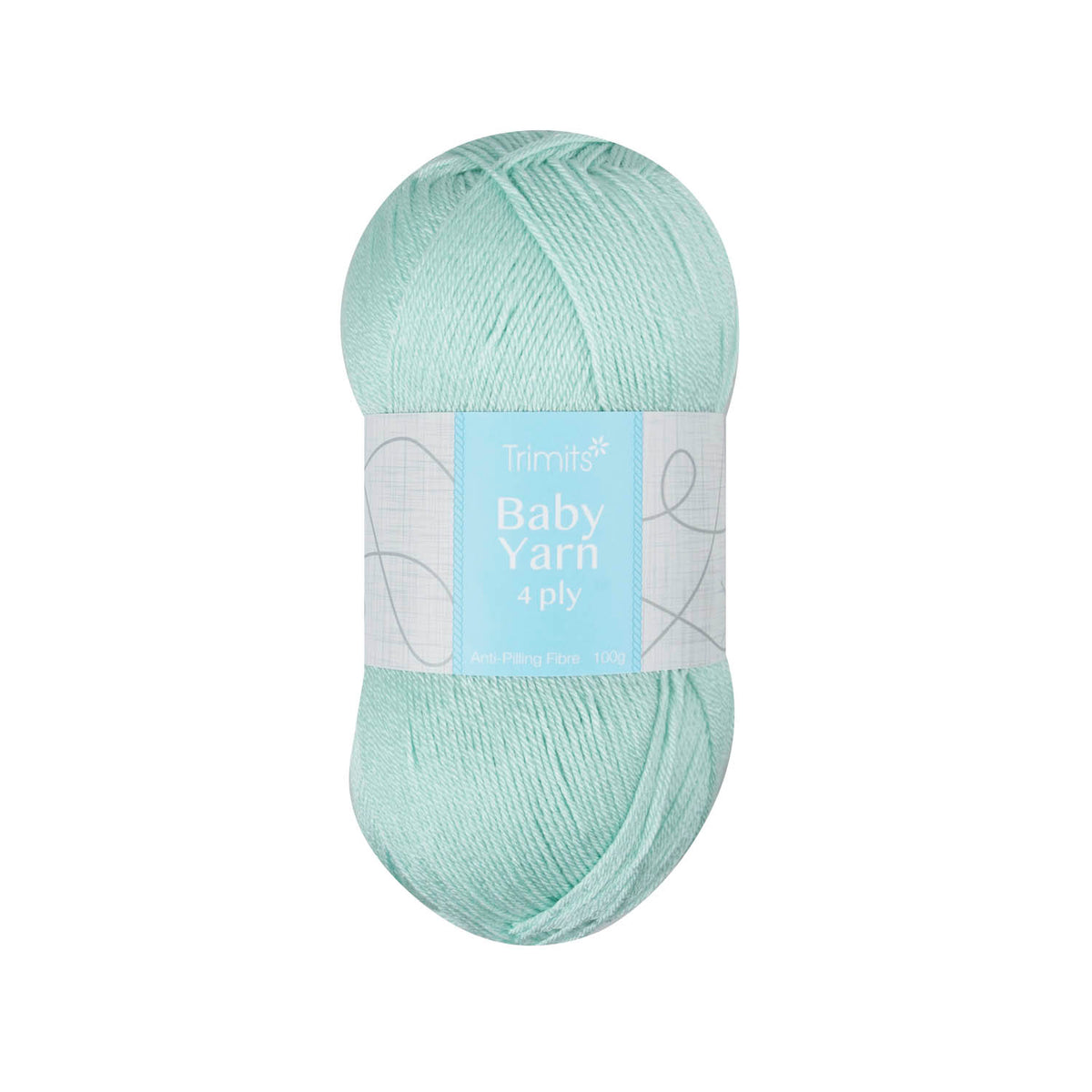 Ball of mint Trimits Baby 4 ply yarn