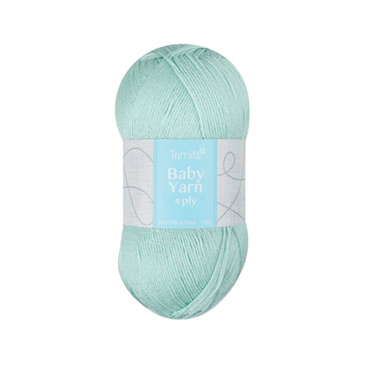 Ball of mint Trimits Baby 4 ply yarn