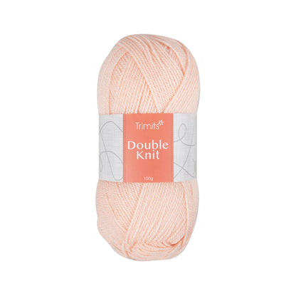 Ball of light pink Trimits double knitting yarn