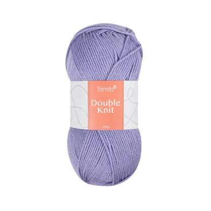 Ball of lavender Trimits double knitting yarn