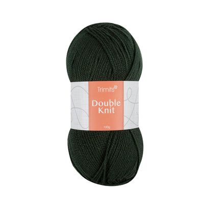 Ball of bottle green Trimits double knitting yarn