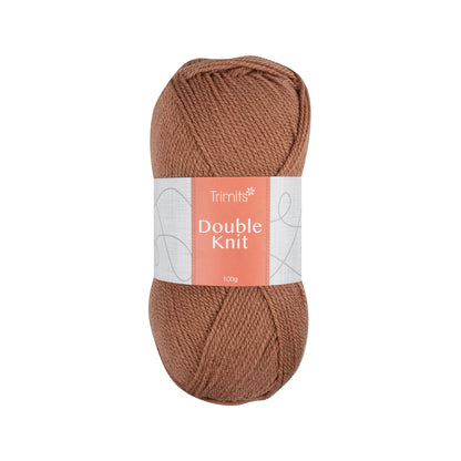 Ball of mocha Trimits double knitting yarn