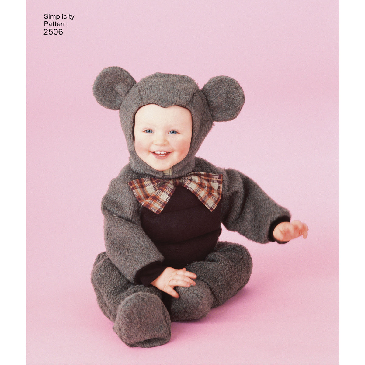 Simplicity S2506 sewing pattern envelope showing toddlers' animal costumes
