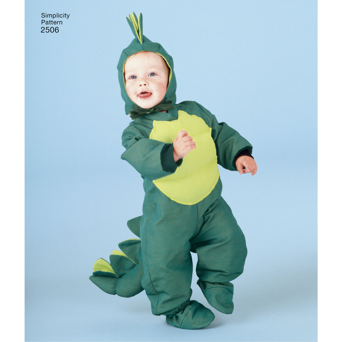Simplicity S2506 sewing pattern envelope showing toddlers' animal costumes